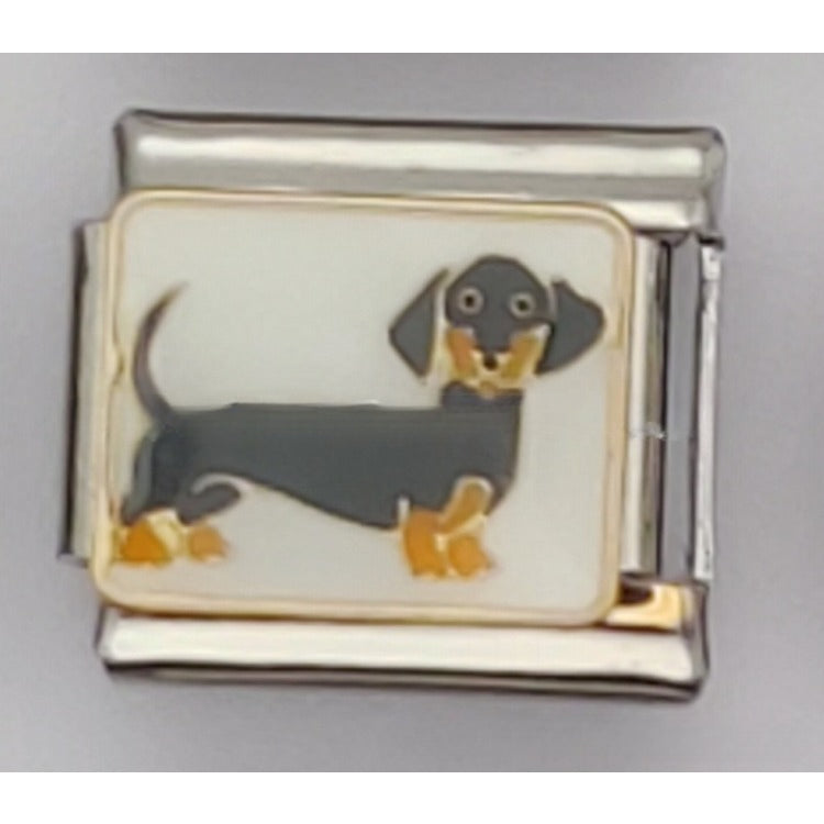 Wholesale Random 10PCS Italian Charm Bracelet Stainless Steel Module Bracelet Single Accessory Charms